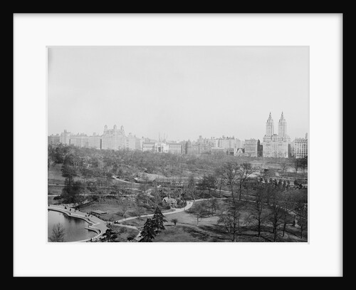 Central Park West Site from Fifth Avenue by Anonymous