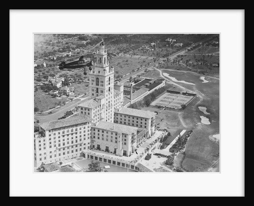 Autogiro Flying Over Miami by Anonymous