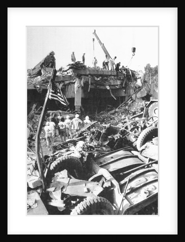 US Marine Barracks,Beirut 1983 by Anonymous