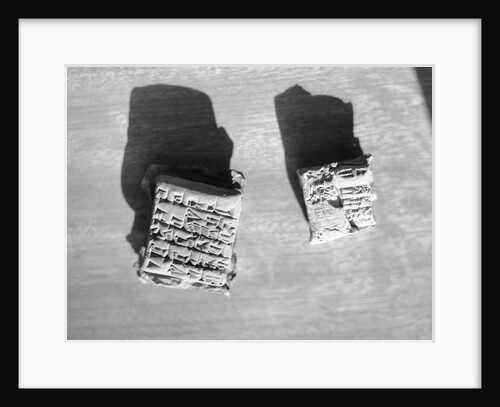 Cuneiform Writing on Babylonian Clay Tablets by Anonymous