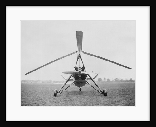 Early Autogyro on Runway by Anonymous