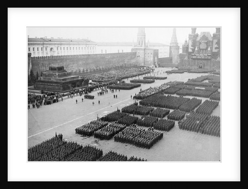 People Parading in Red Square by Anonymous
