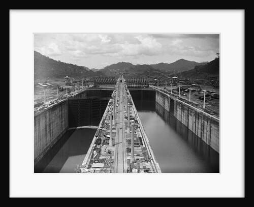 Emergency Dams Closing Behind Locks by Anonymous
