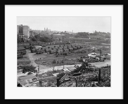 Box Car Village in New York by Anonymous