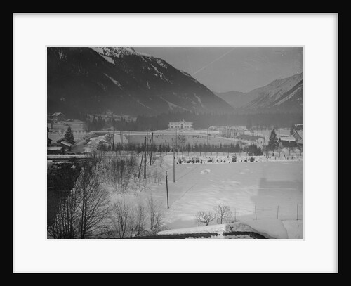 Beautiful View of Olympic Hockey Rink at Chamonix by Anonymous