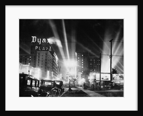 Hollywood Boulevard at Night by Anonymous