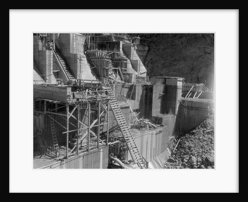 Boulder Dam Construction by Anonymous