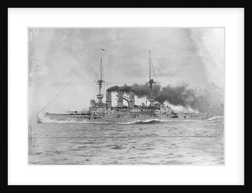 German Battleship Being Sunk by Anonymous