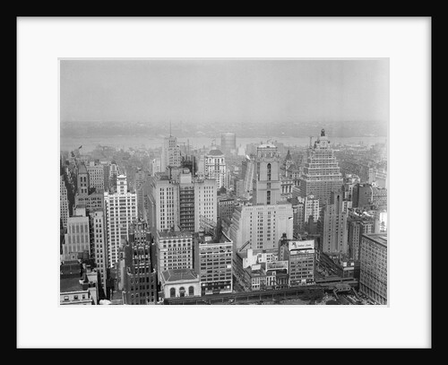 Aerial View of Manhattan by Anonymous