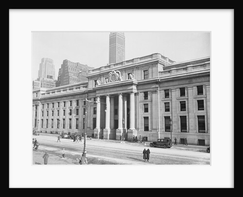 Pennsylvania Station During Cab Strike by Anonymous