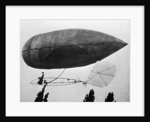 First Woman to Fly on Airship by Anonymous