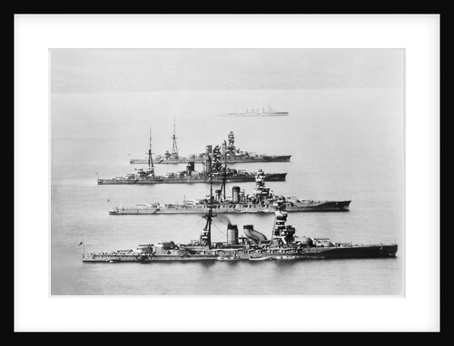 View of Japanese Battleships by Anonymous