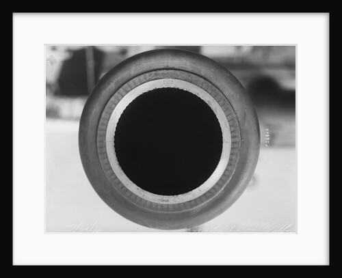 Muzzle of Warship Gun by Anonymous