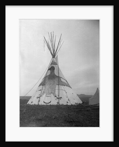 Decorated Crow Tepee by Anonymous