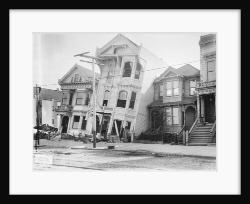 Earthquake Torn Street of San Francisco by Anonymous