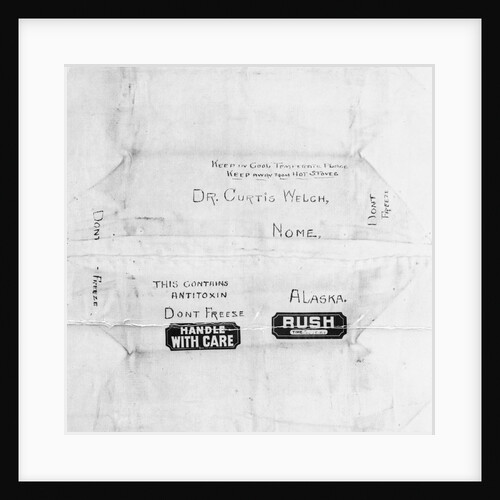 Mailing Package for Diphtheria Serum by Anonymous