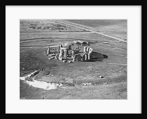 View of Stonehenge Ruins as Seen From the Air by Anonymous