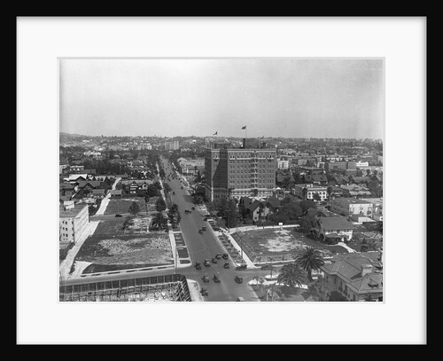 Aerial View of Wilshire Boulevard by Anonymous