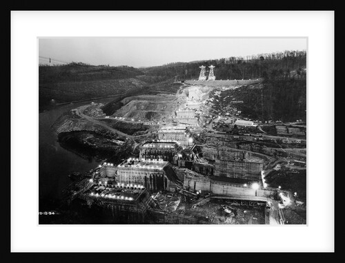 Norris Dam Being Built by Anonymous