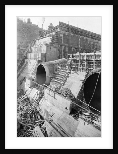 View of Progression of Dam Site by Anonymous