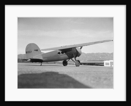 A Lockheed Wasp-Powered Vega Plane by Anonymous