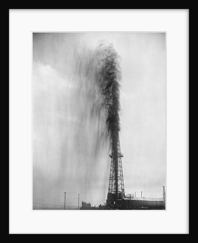 View of Oil Coming up from Ground by Anonymous