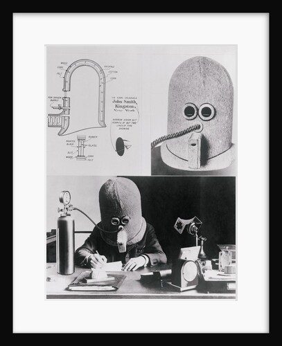 Man Wearing an Isolation Mask by Anonymous