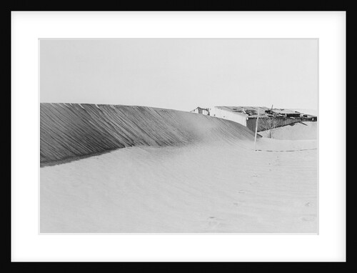 Barn Buried by Sand by Anonymous