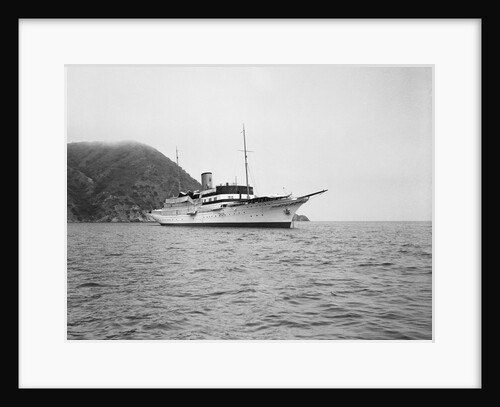 Side View of Howard Hughes Yacht Southern Cross by Anonymous