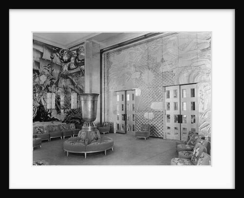 Grand Salon of SS Normandie by Anonymous