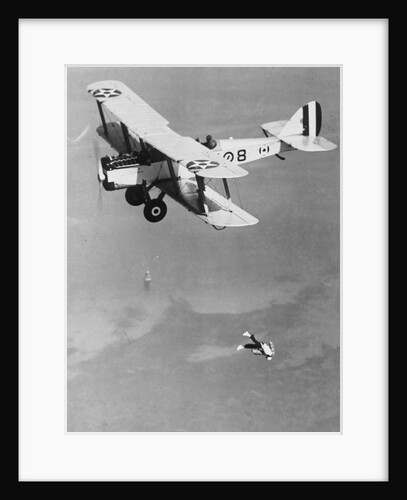 Man Jumping from Airplane by Anonymous