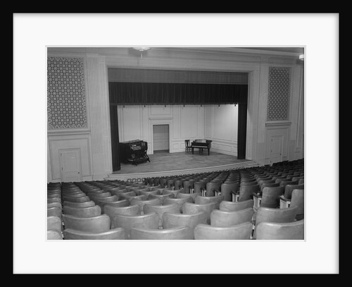 View of Congressional Library Music Auditorium by Anonymous