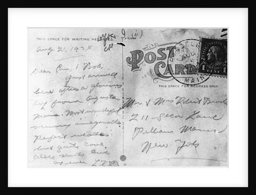 Postal Letter as Crime Evidence by Anonymous