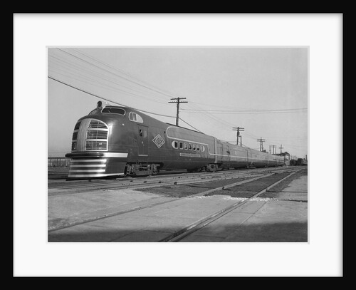 Side View of Passenger Train by Anonymous