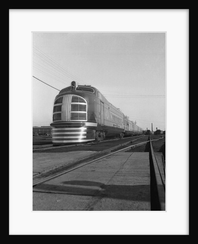 Front View of Passenger Train by Anonymous