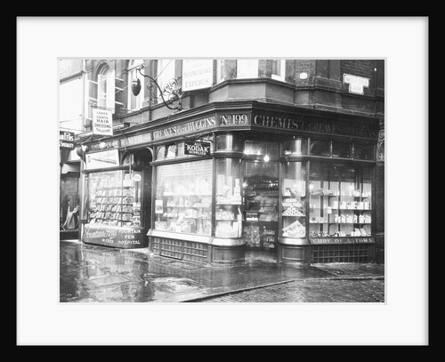 Old Drugstore in London by Anonymous