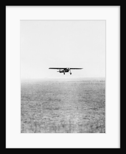 View of Charles Lindberg's Plane by Anonymous