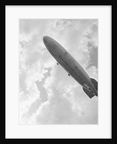 View of Hindenburg Dirigible Before Explosion by Anonymous