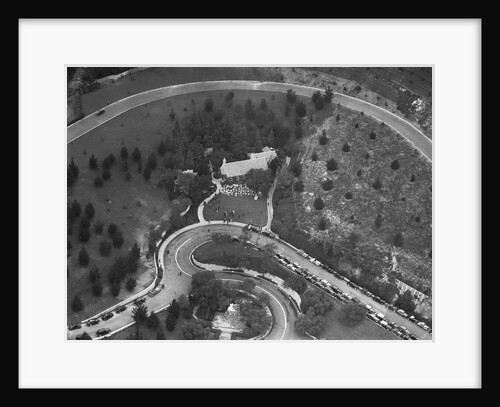 Harlow Funeral as Seen from Above by Anonymous