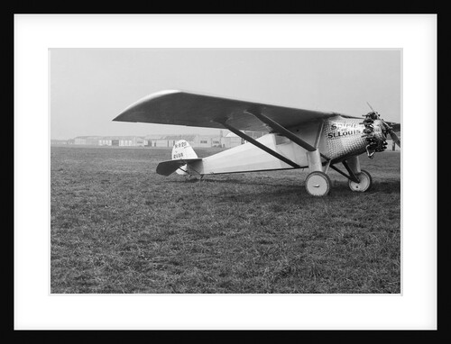 View of Charles Lindbergh's Airplane The "Spirit of St. Louis" by Anonymous