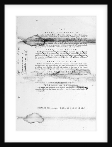 Bill of Rights Page Two by Anonymous