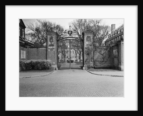Gate Entrance to Harvard University by Anonymous