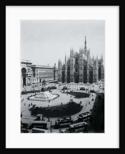 View of Piazza del Duomo and Cathedral by Anonymous