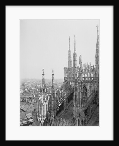 Exterior View of Elaborate Cathedral by Anonymous