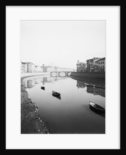 View Along the River Arno by Anonymous
