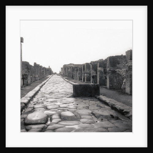 View of Pompeii Street by Anonymous