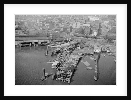 Aerial View Showing Damage from Hurricane by Anonymous