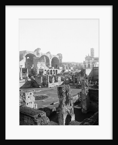 View of Basilica of Constantine Ruins by Anonymous