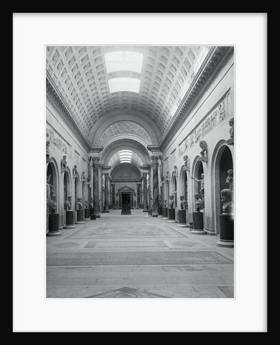 Interior View of Vatican Museum the Braccio Muovo by Anonymous