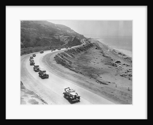 Automobiles Driving Along a Highway by Anonymous